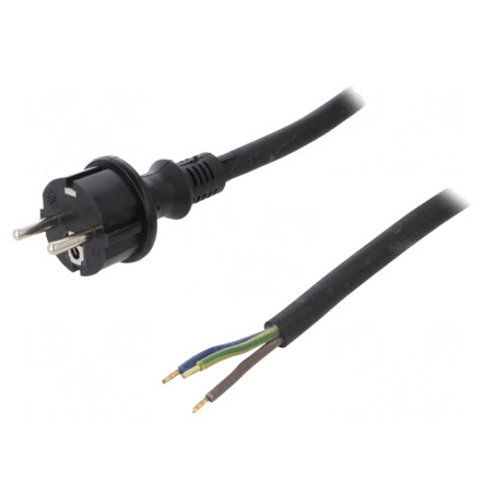 Cablu Electric 3x2,5mm2 cu Mufă SCHUKO | Electronic-mag.ro | Componente Electronice