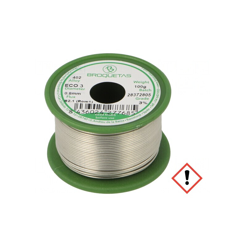 Sârmă de Lipit Fără Plumb 0,8mm 100g | Electronic-mag.ro | Componente Electronice Sârmă de Lipit Fără Plumb 0,8mm 100g | Electronic-mag.ro | Componente Electronice