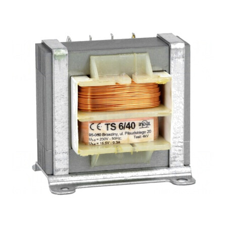 Transformator de Alimentare 6VA 230V 15.5V 300mA pentru PCB | Electronic-mag.ro | Componente Electronice