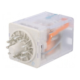 Releu Electromagnetic 3PDT 24VDC 10A | Electronic-mag.ro | Componente Electronice