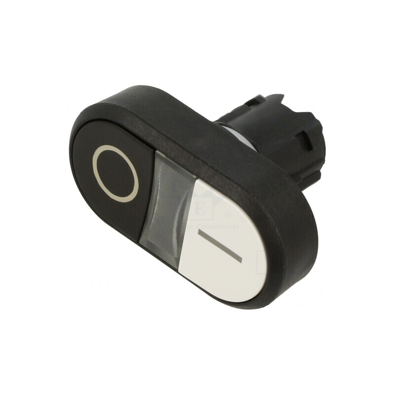 Comutator dublu alb-negru 22mm rotund | Electronic-mag.ro | Componente Electronice Comutator dublu alb-negru 22mm rotund | Electronic-mag.ro | Componente Electronice