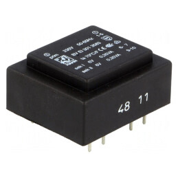 Transformator Încapsulat 0,7VA 230V 6V PCB | Electronic-mag.ro | Componente Electronice