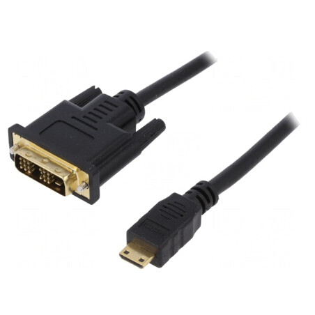 Cablu HDMI la DVI-D 5m Negru | Electronic-mag.ro | Componente Electronice