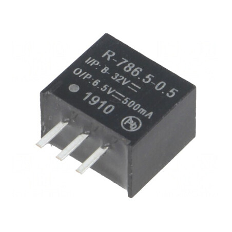 Convertor DC/DC 3,25W 8-32V la 6,5V 0,5A SIP3 | Electronic-mag.ro | Componente Electronice