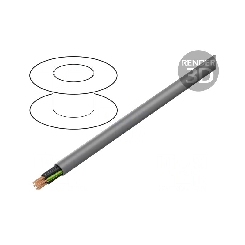 Cablu neecranat gri YSLY-JZ 10G2,5mm2 300V/500V Cu litat | Electronic-mag.ro | Componente Electronice Cablu neecranat gri YSLY-JZ 10G2,5mm2 300V/500V Cu litat | Electronic-mag.ro | Componente Electronice