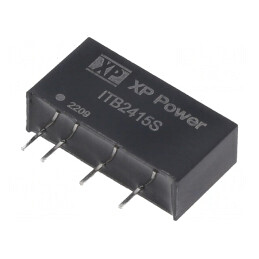 Convertor DC/DC 1W 24V la 15V 66.7mA SIP THT | Electronic-mag.ro | Componente Electronice