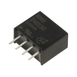 Convertor DC/DC 1W 24V la 5V 200mA SIP | Electronic-mag.ro | Componente Electronice