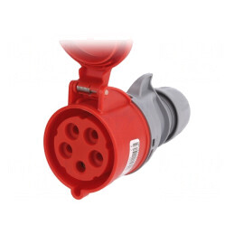 Conector alimentare AC trifazat 32A 400V IP44 | Electronic-mag.ro | Componente Electronice