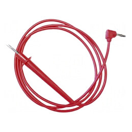 Cablu de măsurare 10A 600V 1,2m roşu PVC | Electronic-mag.ro | Componente Electronice