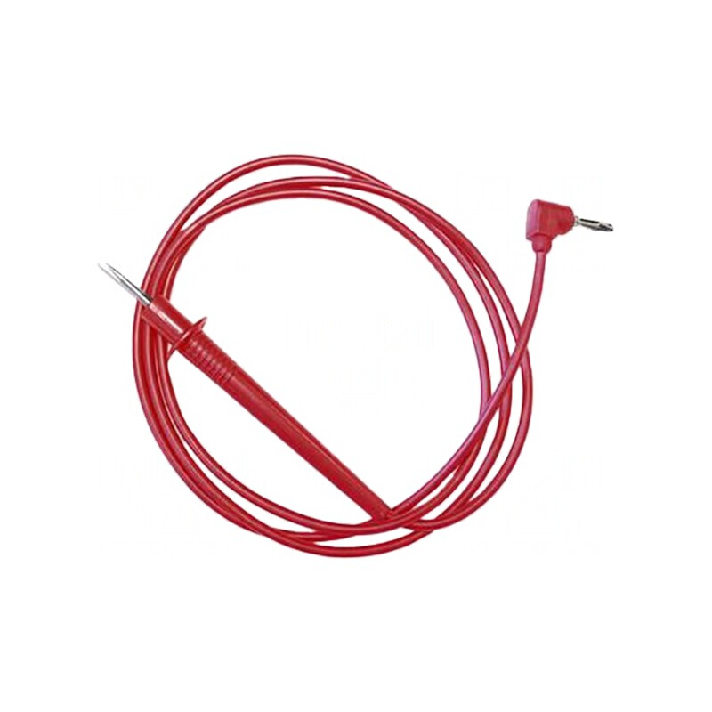Cablu de măsurare 10A 600V 1,2m roşu PVC | Electronic-mag.ro | Componente Electronice