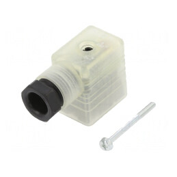 Conector cu Valvă Mufă Format B 11mm Mamă 3 PIN 90° | Electronic-mag.ro | Componente Electronice