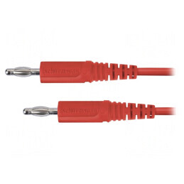 Cablu de măsurare 2m roșu 16A neizolat | Electronic-mag.ro | Componente Electronice