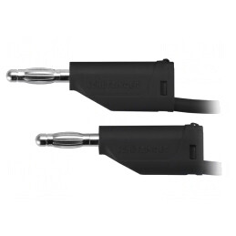 Cablu de măsurare 70VDC 4mm negru | Electronic-mag.ro | Componente Electronice