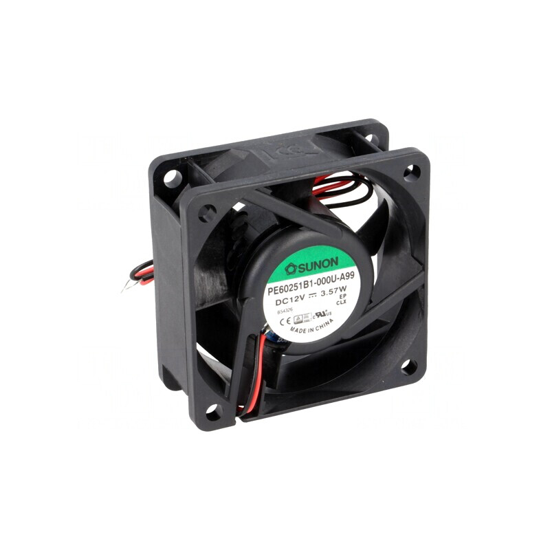 Ventilator DC Axial 12V 60x60x25mm 61,16m3/h 44dBA cu Bilă | Electronic-mag.ro | Componente Electronice Ventilator DC Axial 12V 60x60x25mm 61,16m3/h 44dBA cu Bilă | Electronic-mag.ro | Componente Electronice