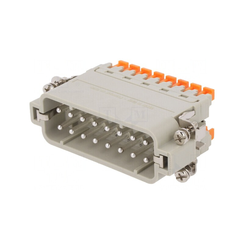 Conector HDC Inserturi de Contact Tată 16P 16PE | Electronic-mag.ro | Componente Electronice