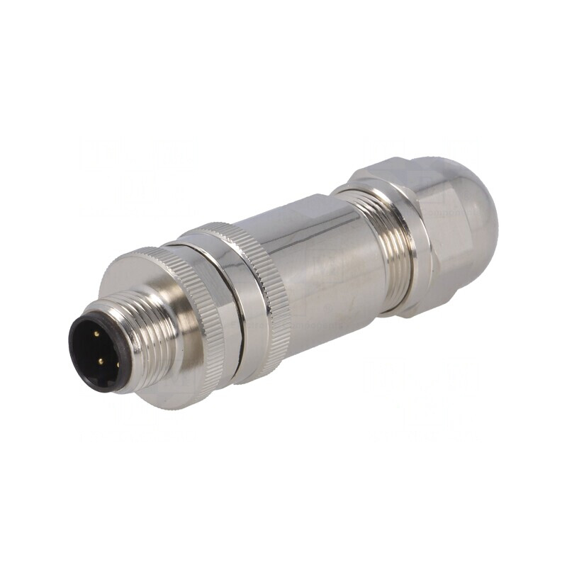 Mufă M12 4 PIN tată Ethernet IP67 dreaptă 250V | Electronic-mag.ro | Componente Electronice Mufă M12 4 PIN tată Ethernet IP67 dreaptă 250V | Electronic-mag.ro | Componente Electronice