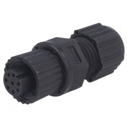 Mufă M12 8 PIN Mamă DeviceNet/CANopen Pe Cablu IP68 | Electronic-mag.ro | Componente Electronice