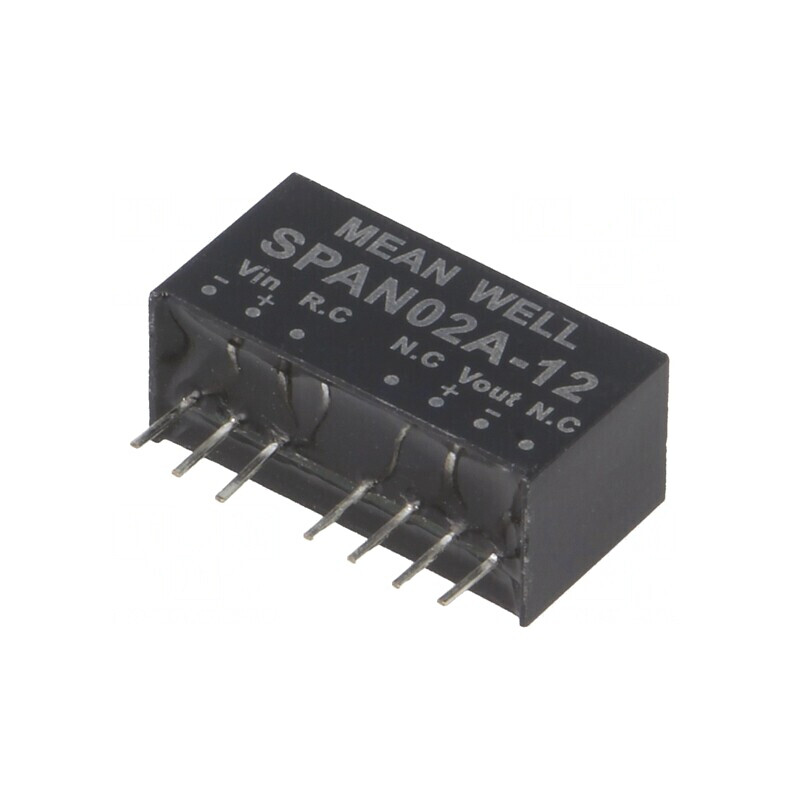Convertor DC/DC 2W 9-18V la 12V 167mA SIP8 | Electronic-mag.ro | Componente Electronice Convertor DC/DC 2W 9-18V la 12V 167mA SIP8 | Electronic-mag.ro | Componente Electronice
