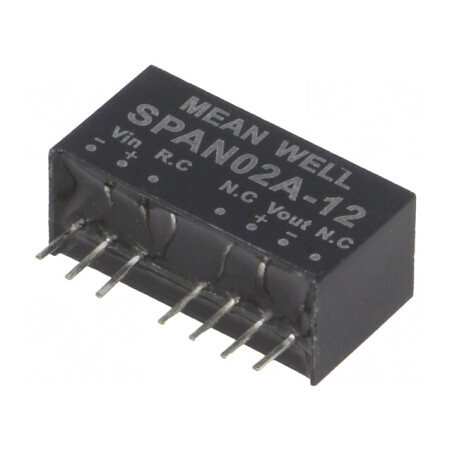 Convertor DC/DC 2W 9-18V la 12V 167mA SIP8 | Electronic-mag.ro | Componente Electronice