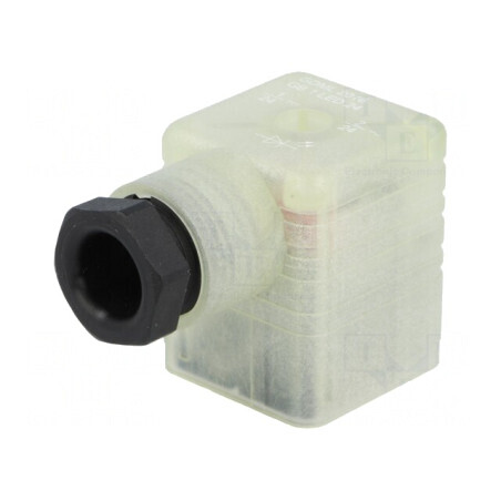 Conector cu Valvă Mufă 18mm 3-PIN 90° | Electronic-mag.ro | Componente Electronice