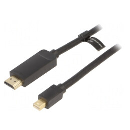 Cablu HDMI la Mini DisplayPort 1,5m Negru