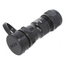 Mufă SA12 Mamă 3 PIN IP67 250V 13A | Electronic-mag.ro | Componente Electronice