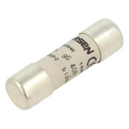 Siguranță Ceramică gG 40A 500VAC 14x51mm | Electronic-mag.ro | Componente Electronice