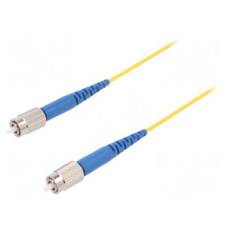 Patch cord fibră FC/UPC 3m galben | Electronic-mag.ro | Componente Electronice