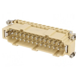 Conector HDC tată 24 pini 16A | Electronic-mag.ro | Componente Electronice