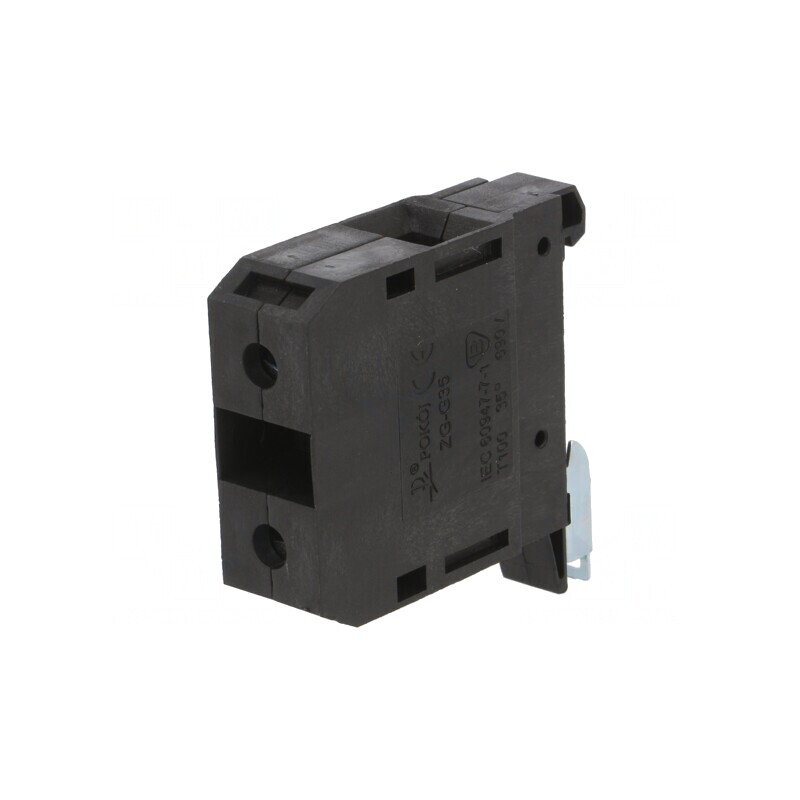 Conector Șine Negru TS35 2 Borne 4-35mm² | Electronic-mag.ro | Componente Electronice Conector Șine Negru TS35 2 Borne 4-35mm² | Electronic-mag.ro | Componente Electronice