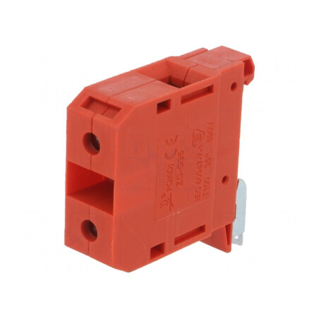 Terminal de Îmbinare 4-35mm² Roșu pentru Șine TS35 | Electronic-mag.ro | Componente Electronice