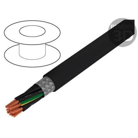 Cablu ÖLFLEX Classic 115 CY 12G1.5mm2 PVC Negru | Electronic-mag.ro | Componente Electronice