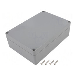 Carcasă universală ABS gri deschis 121x171x55 mm | Electronic-mag.ro | Componente Electronice