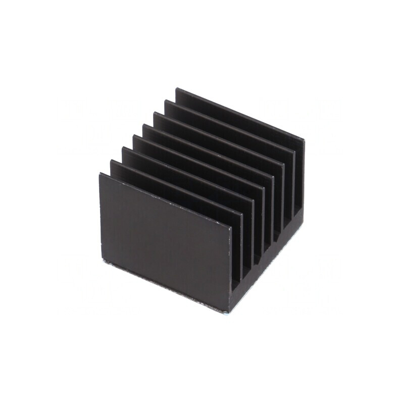 Radiator extrudat cu aripioare BGA negru 25x25mm | Electronic-mag.ro | Componente Electronice Radiator extrudat cu aripioare BGA negru 25x25mm | Electronic-mag.ro | Componente Electronice