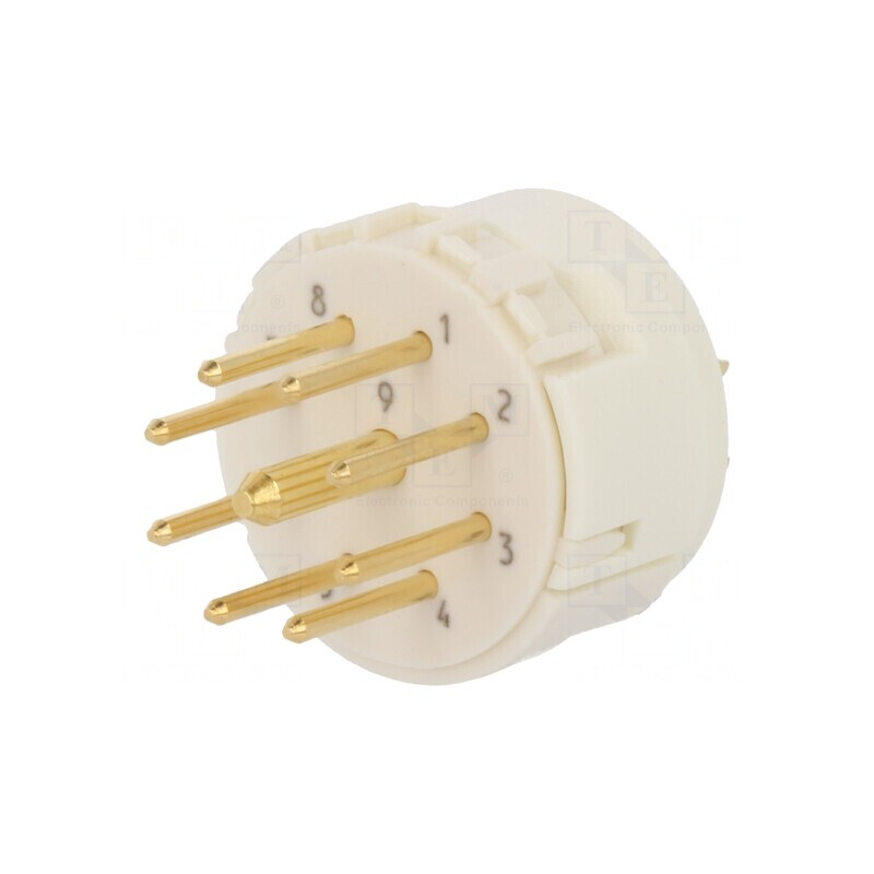 Conector M23 9-PIN Tată Lipire | Electronic-mag.ro | Componente Electronice