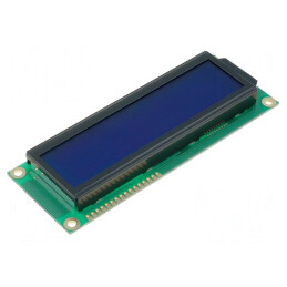 Afișaj LCD Alfanumeric 16x2 LED Albastru | Electronic-mag.ro | Componente Electronice
