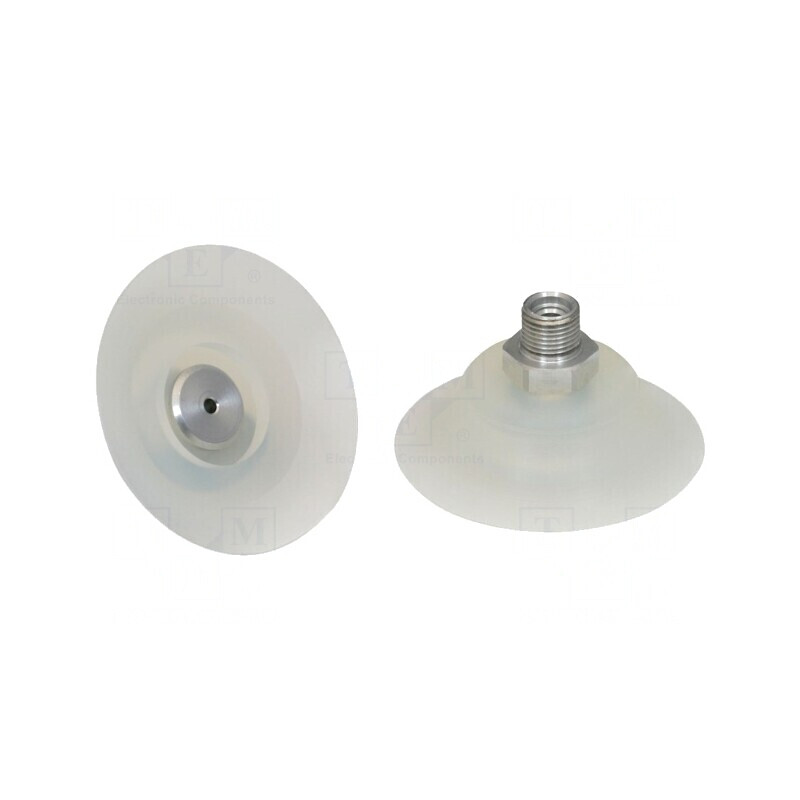 Ventuză 50mm cu Filet G1/8-AG Duritate 55 Shore | Electronic-mag.ro | Componente Electronice