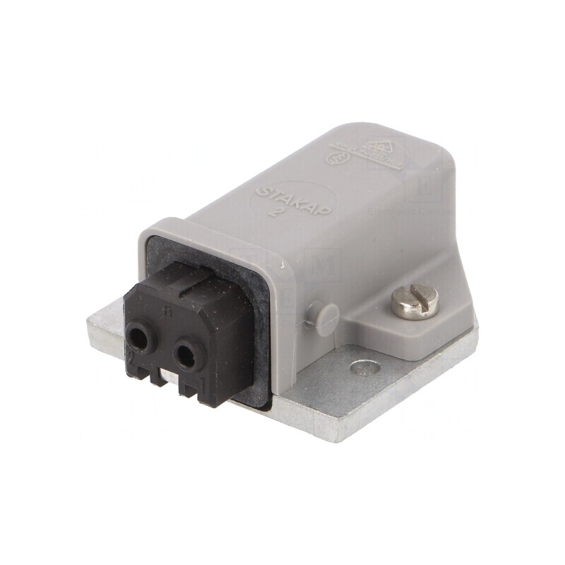 Conector dreptunghiular ST soclu mamă 2 PIN cositorit IP54 | Electronic-mag.ro | Componente Electronice Conector dreptunghiular ST soclu mamă 2 PIN cositorit IP54 | Electronic-mag.ro | Componente Electronice