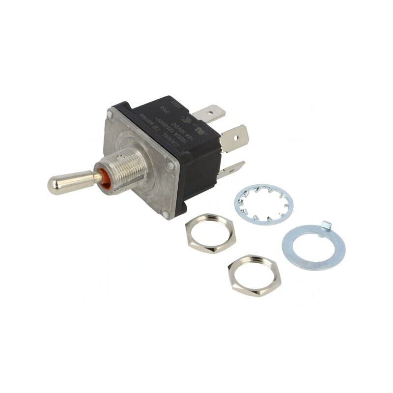 Comutator Basculant DPST OFF-ON 16A 250VAC 30VDC | Electronic-mag.ro | Componente Electronice