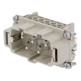 Conector HDC cu 5 Inserturi de Contact Tată EPIC H-BVE PIN 5 PE | Electronic-mag.ro | Componente Electronice