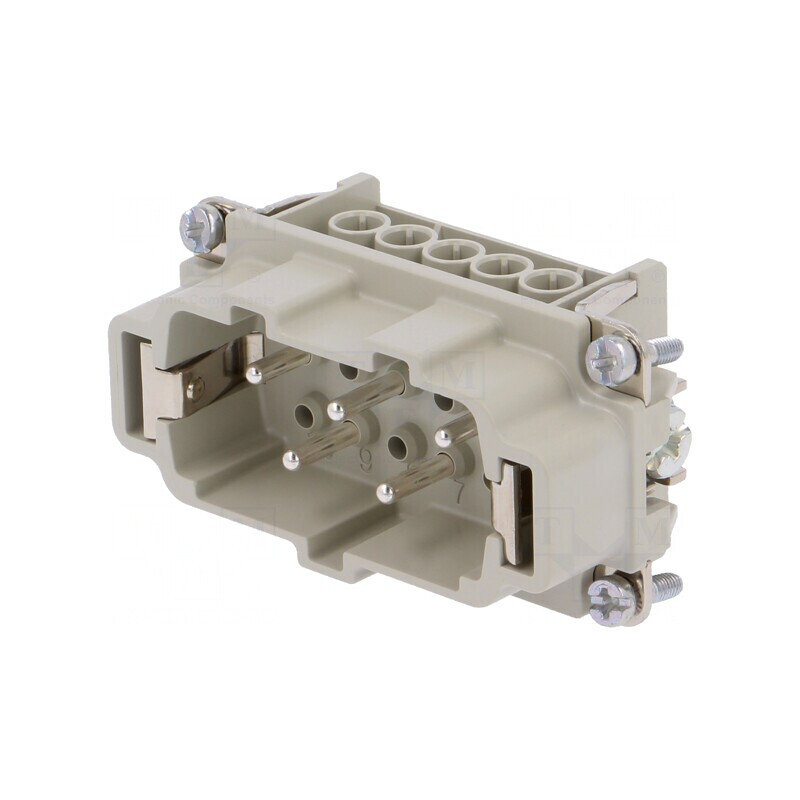 Conector HDC cu 5 Inserturi de Contact Tată EPIC H-BVE PIN 5 PE | Electronic-mag.ro | Componente Electronice