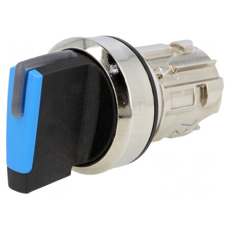 Comutator Rotativ 22mm Albastru IP67 | Electronic-mag.ro | Componente Electronice
