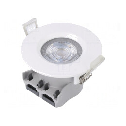 Spotlight LED Alb Cald 5W 3000K Ø72mm | Electronic-mag.ro | Componente Electronice