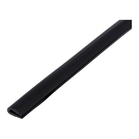 Ecran PVC Negru 10m x 9mm | Electronic-mag.ro | Componente Electronice
