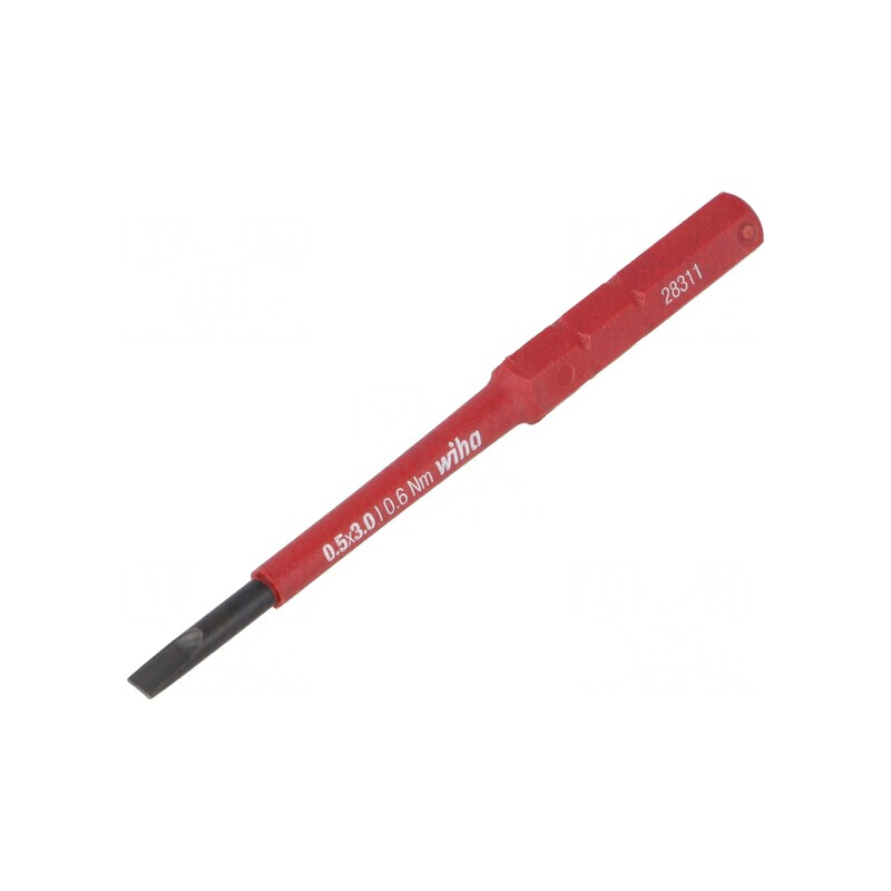Tijă Izolată Plată 3,0x0,5mm 75mm | Electronic-mag.ro | Componente Electronice
