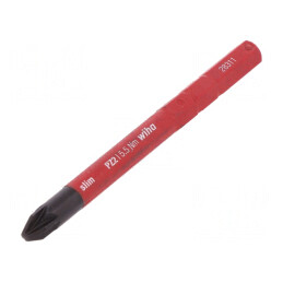 Tijă Pozidriv® izolată PZ2 75mm 1kVAC | Electronic-mag.ro | Componente Electronice