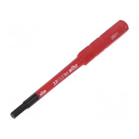 Tijă Imbus Izolată HEX 3mm 75mm | Electronic-mag.ro | Componente Electronice