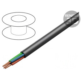 Cablu Difuzor 4x11AWG OFC Negru Neecranat | Electronic-mag.ro | Componente Electronice