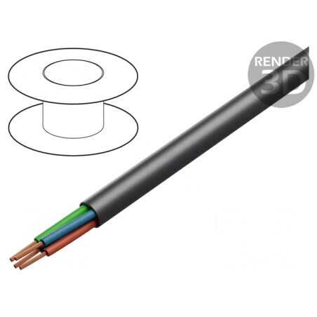 Cablu Difuzor 4x11AWG OFC Negru Neecranat | Electronic-mag.ro | Componente Electronice