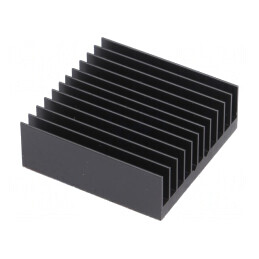 Radiator cu aripioare BGA negru 40mm x 40mm | Electronic-mag.ro | Componente Electronice